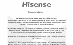 Rekomendacja - strona www: Hisense